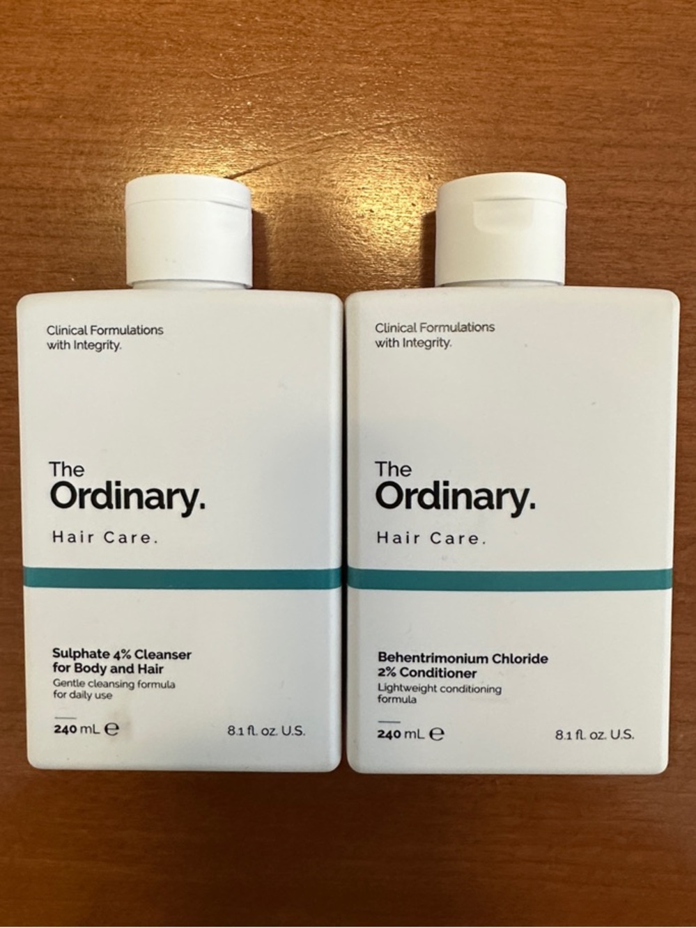 The Ordinary Hair Care Duo - shampoo/body wash and conditioner NEW/SEALED